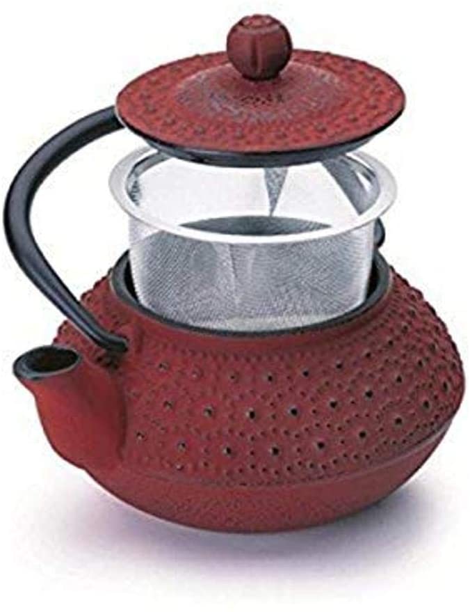 Ibili 622603 Teapot Hanoi Iron Iron Fondue Red 0.3 Litres 13 x 11 x 12 cm