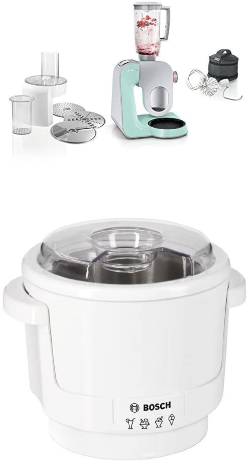 Bosch MUM58020 Food Processor CreationLine 1000 W, 3.9 L Stainless Steel Mixing Bowl, 3D Mixing System, 7 Settings