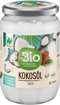 Kokosöl, nativ, Naturland, 620 ml