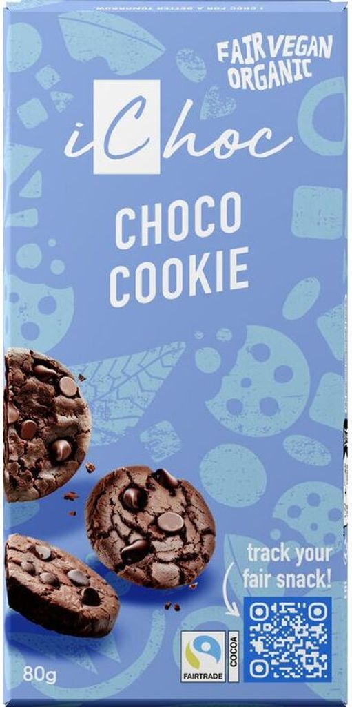 iChoc Choco Cookie -- 80g x 10  - 10er Pack VPE