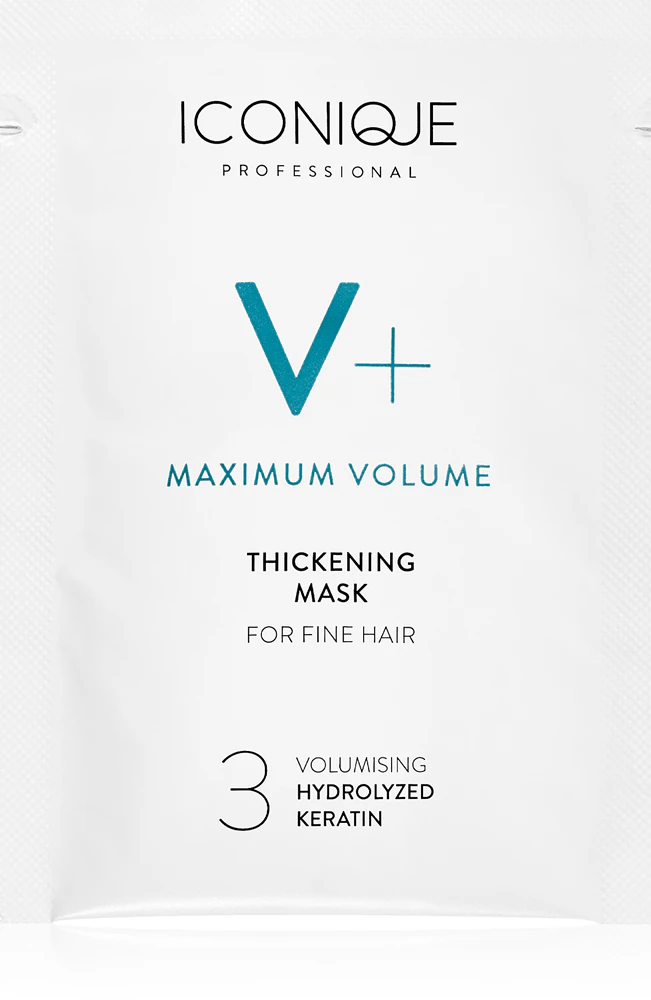 ICONIQUE Professional V+ Maximum volume 2 steps for thick and bouncy hair Gift set for more hair volume