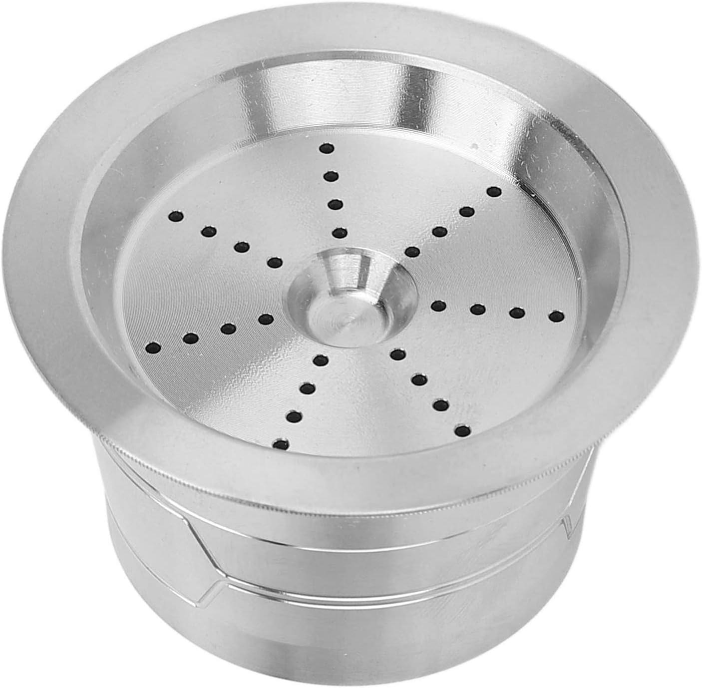 Coffee Capsule, Reusable Refillable Steel Filter Cup for CAFFITALY TCHIBO Capsule, Reusable Pod Capsules, Food Grade Stainless Steel