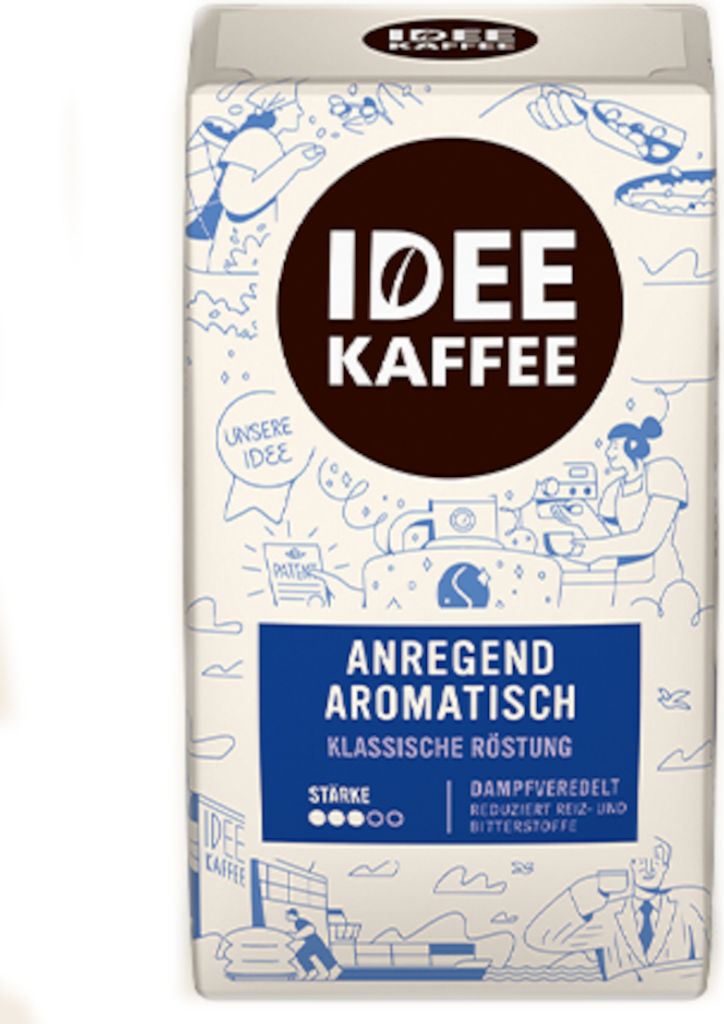 Idea Coffee STIMULATING AROMATIC Filter Coffee, 500g ground