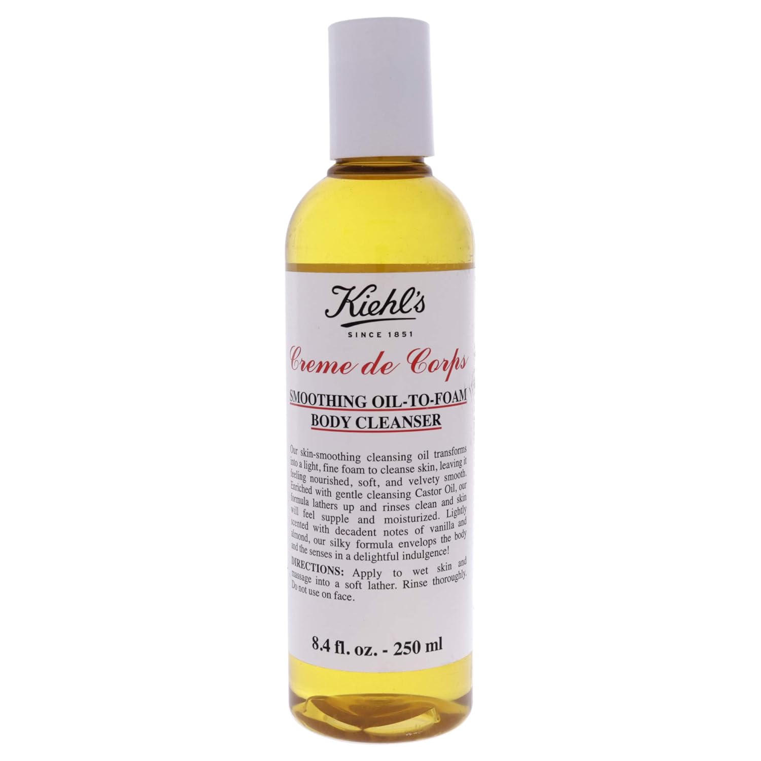 Kiehl's Kiehl \ 's creme de corps smoothing body clean cleaning oil, 250 ml