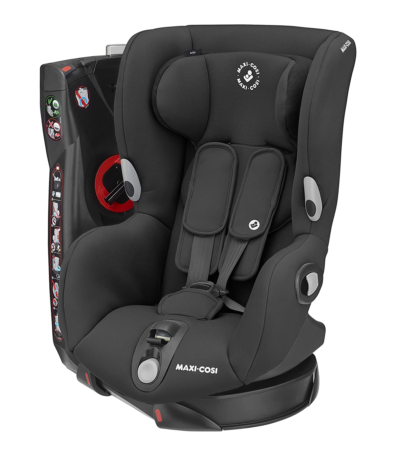 Maxi-Cosi Axiss, Rotating Child Seat, Group 1 Car Seat (9–18 kg), Usable from 9 Months to 4 Years, Various Colours and Accessories