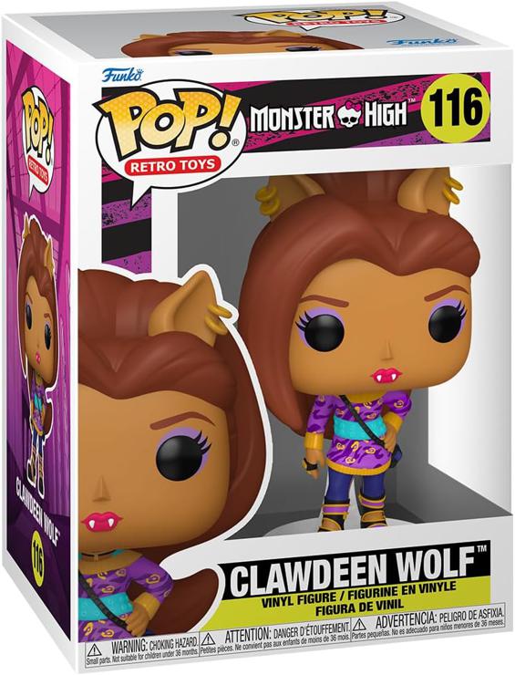 Funko POP! Vinyl: Monster High - Clawdeen Wolf - Vinyl Collectible Figure - Gift Idea - Official Merchandise - Toys for Children and Adults - TV Fans - Model Figure for Collectors and Display