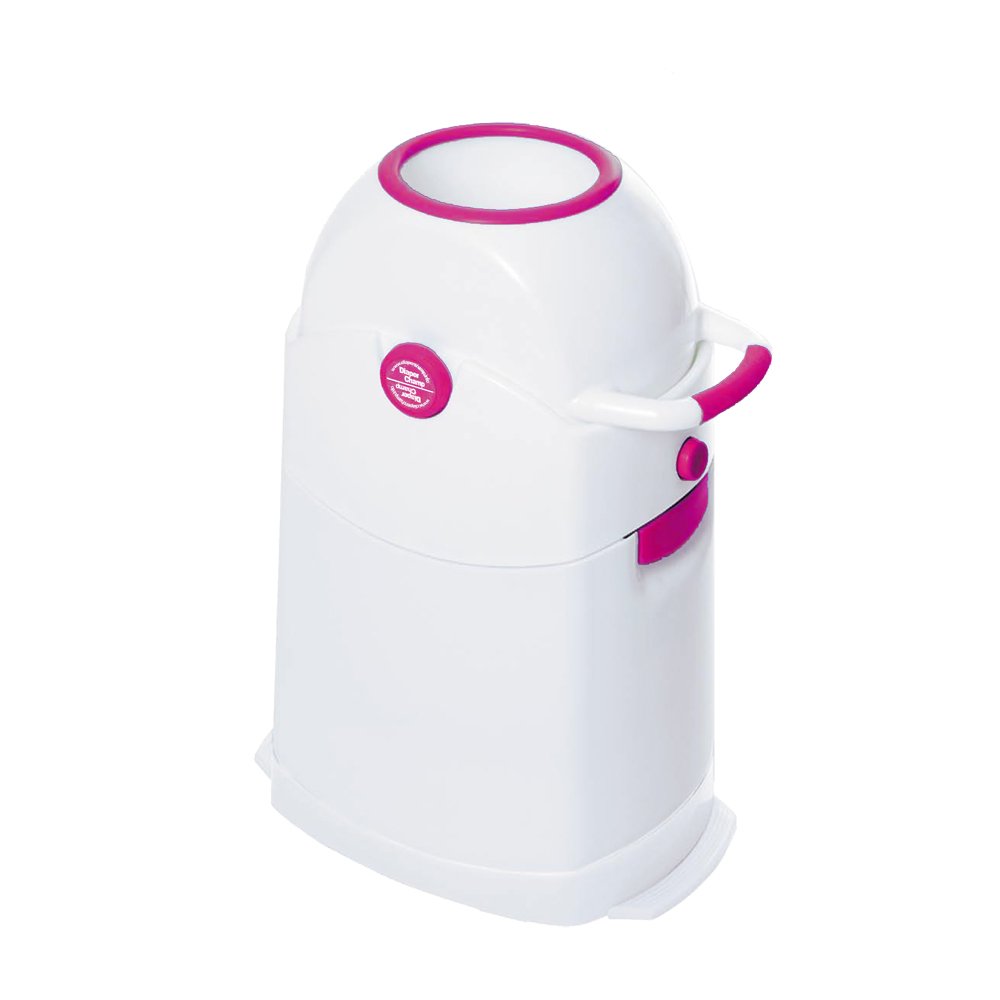 Nappy Champ Odour-Proof Nappy Bin Regular Size for Standard Rubbish Bags Silver