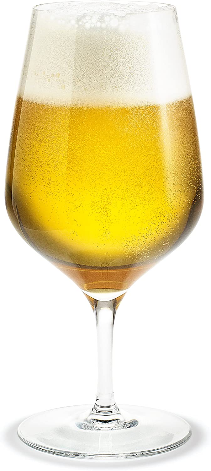 Holmegaard Cabernet Beer Glass, Beer Tulip Glass, Pilsner Glass, Glass, Transparent, 550 ml, 4303389