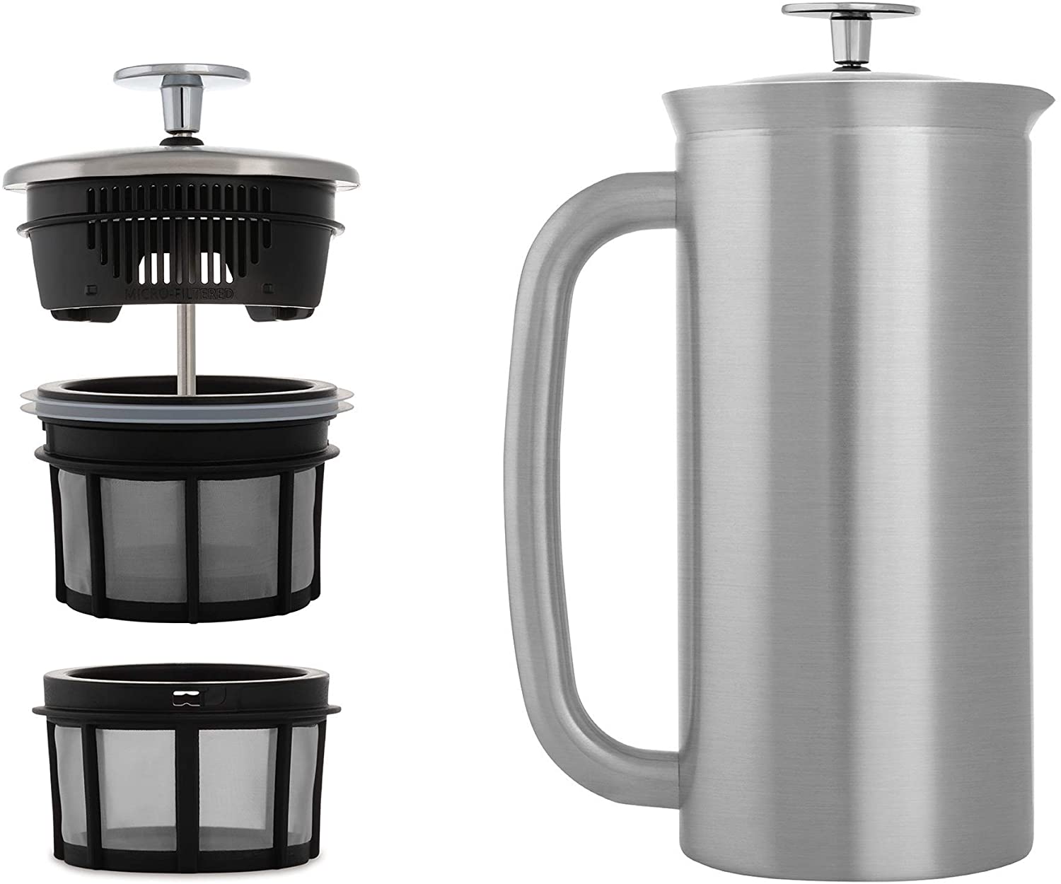 Espro French Press P7 Brushed Stainless Steel, 0.55 L