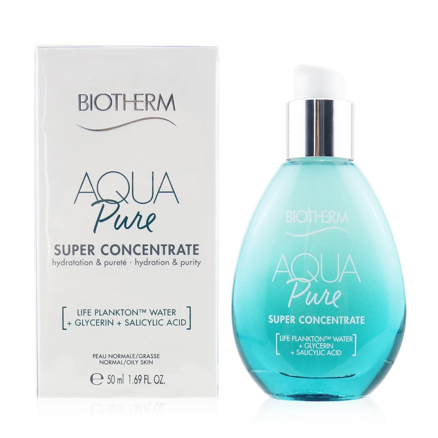Biotherm Aqua Pure Super Concentrate Cream for Normal Oily Skin 50 ml, ‎transparent