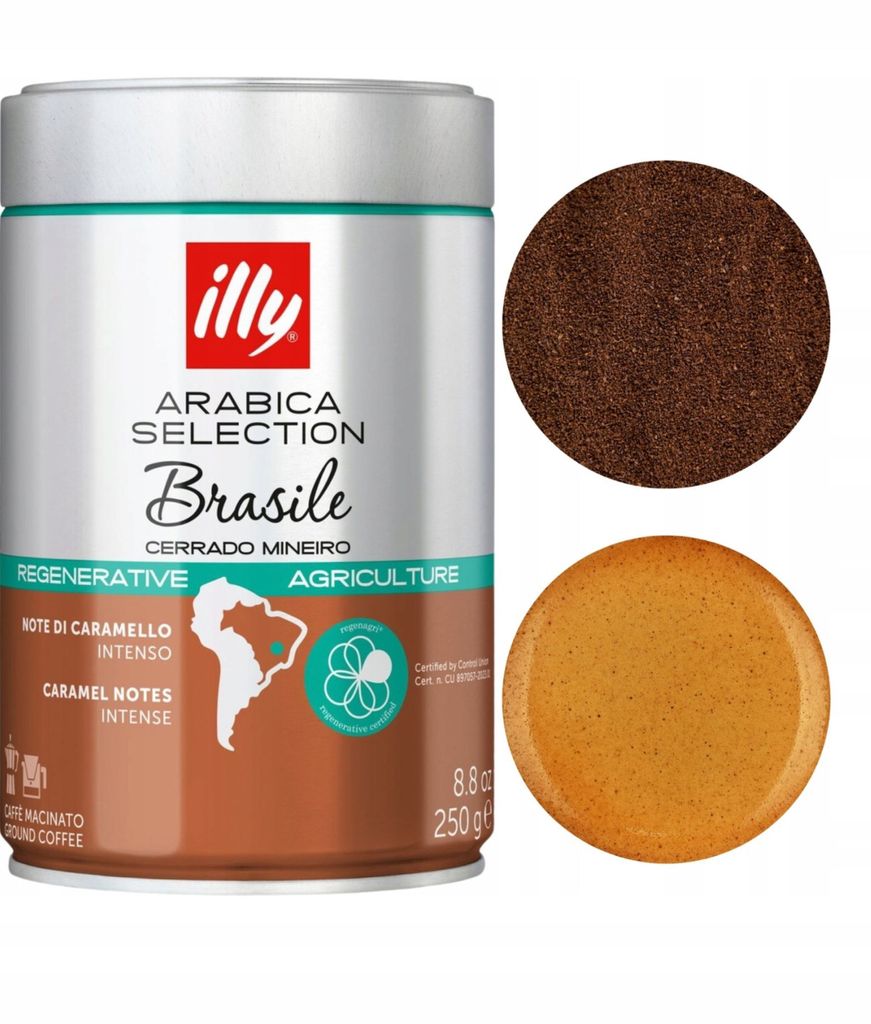Illy Brasile ground Arabica coffee 250g