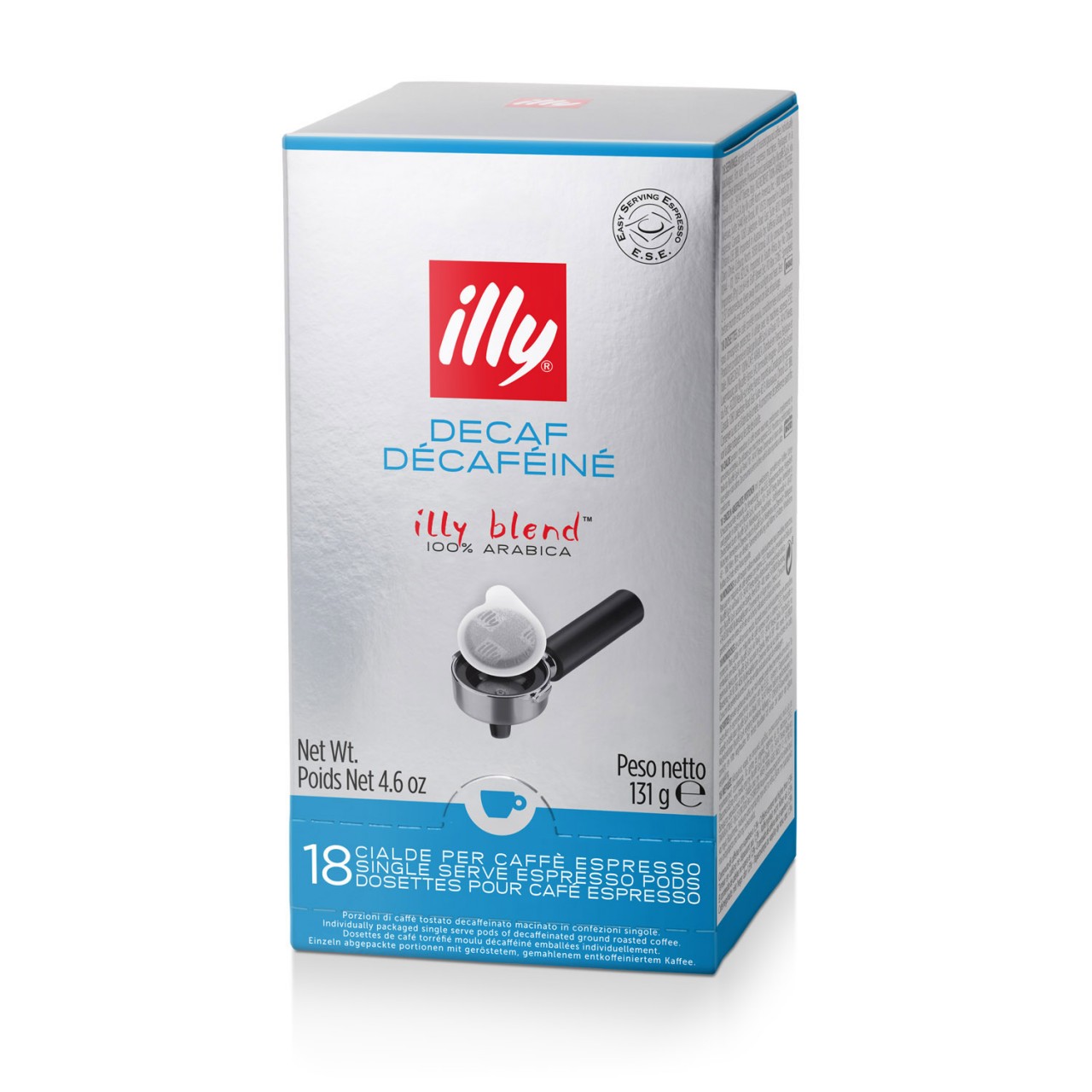 Illy Decaffeinated Pads 18 Pieces