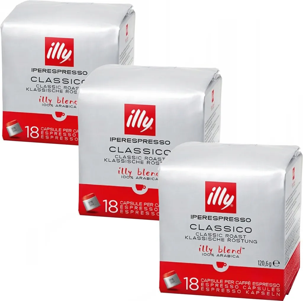 ILLY Espresso Classico Iperespresso Machine Capsules 54 pieces