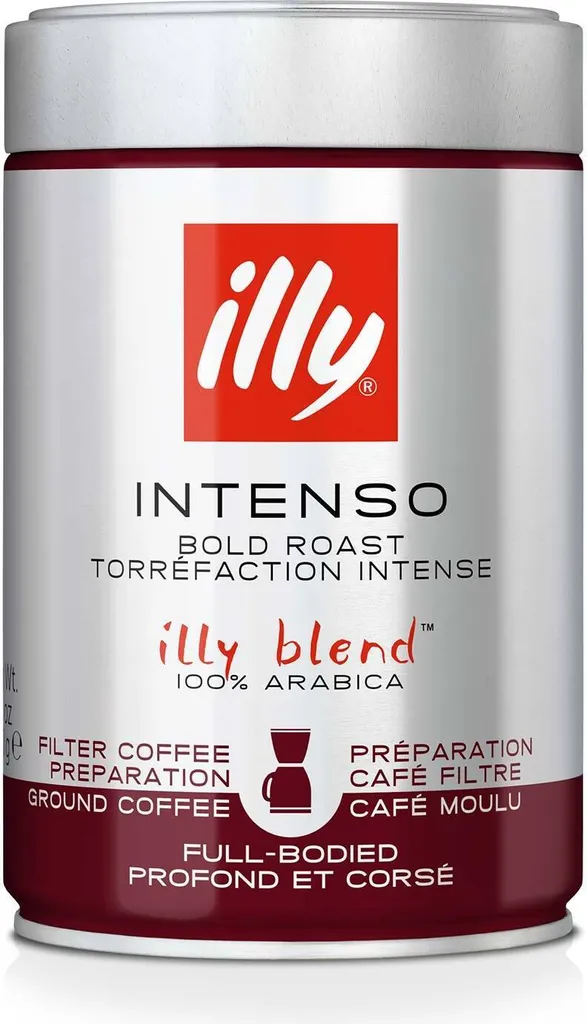 illy Espresso Intenso filter coffee dark roast - 250g ground coffee