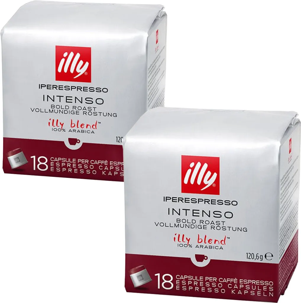 ILLY Espresso Iperespresso Intenso Arabica 36 Capsules For Nespresso