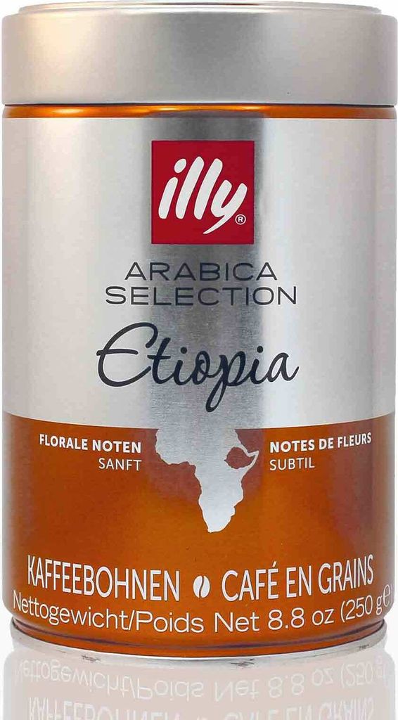 illy Espresso Beans Arabica Selection Ethiopia - 6 x 250g Coffee Beans, 100% Arabica Coffee