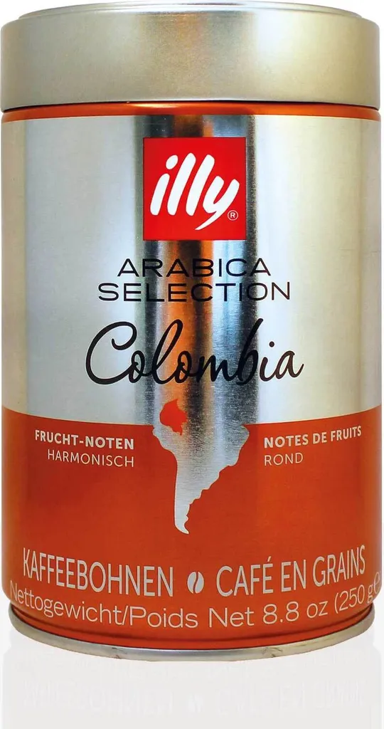 illy Espresso Beans Arabica Selection Colombia - 6 x 250g coffee beans, 100% Arabica