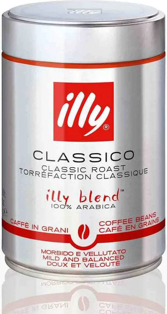 illy Espresso Beans Classico Regular Roast - 12 x 250g coffee beans, 100% Arabica