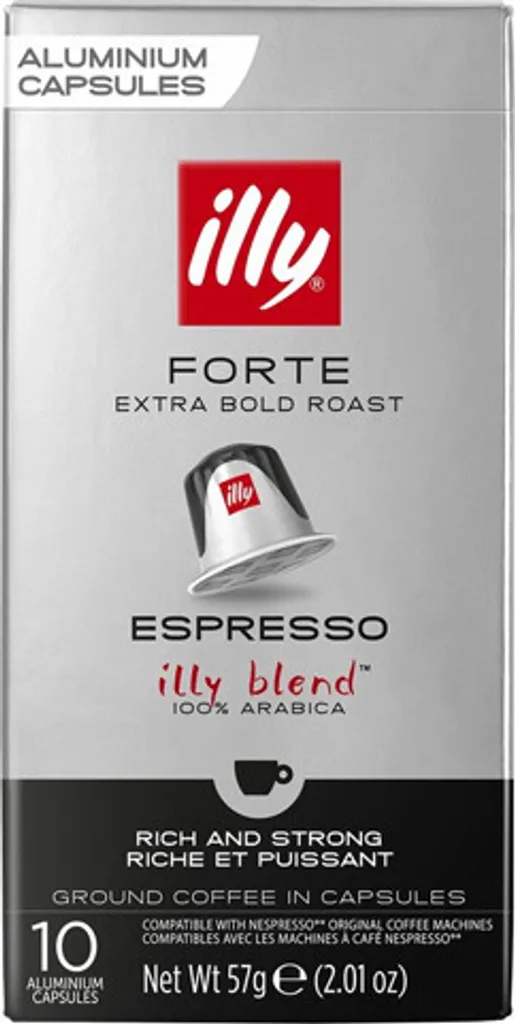 illy Forte Espresso 10 capsules for Nespresso