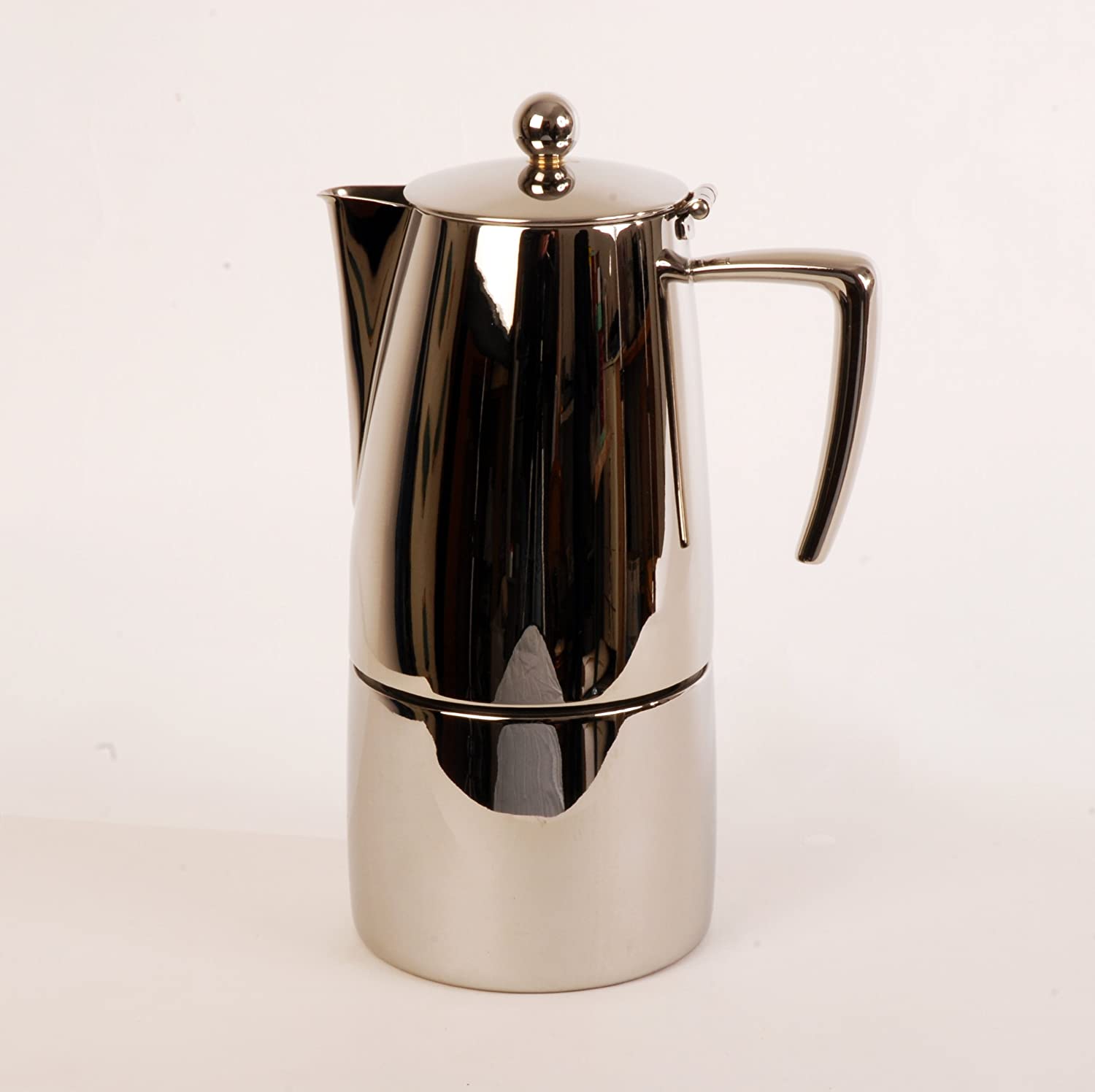 Ilsa Slancio Espresso Coffee Maker, 10 Cup, Polished
