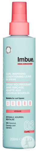 Imbue Care Spray No Rinse Curly Hair Vegan Bottle 200ml