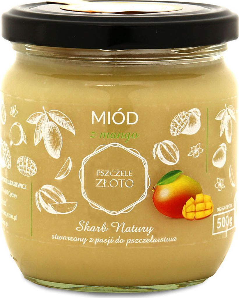 IMKERSHOP Mango mit Honig 0,5 Kg Honig Imkerei Bienenhaltung