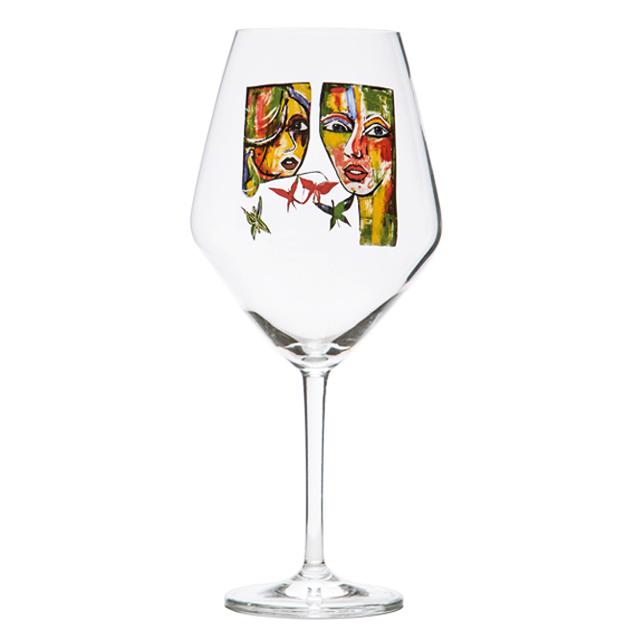 In Love Wine Glass