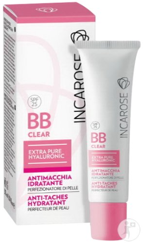 Incarose BB Clear SPF25 Extra Pure Hyaluronic Anti-Stain Hydrating Medium Tube 30ml