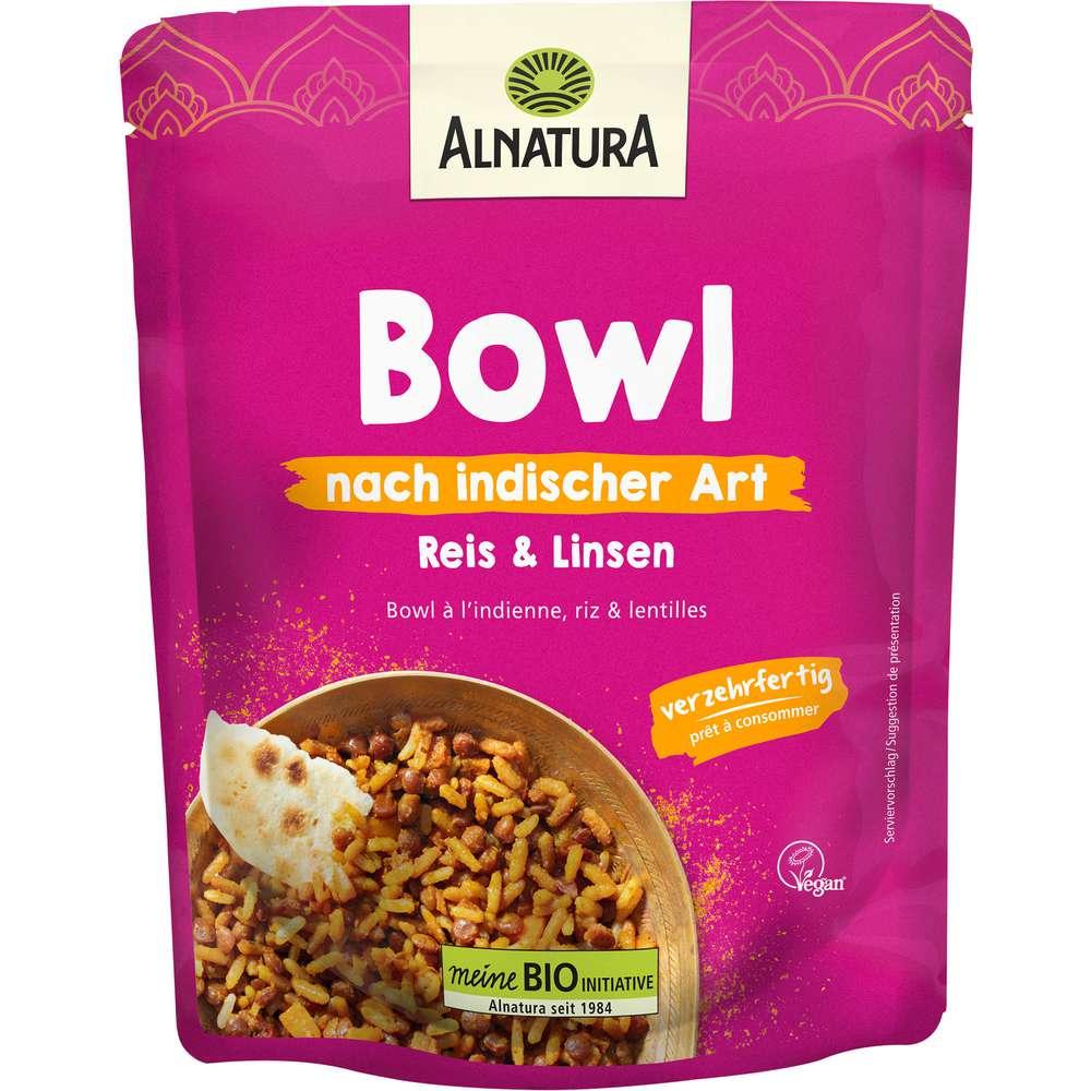 Indian bowl, rice and lentils