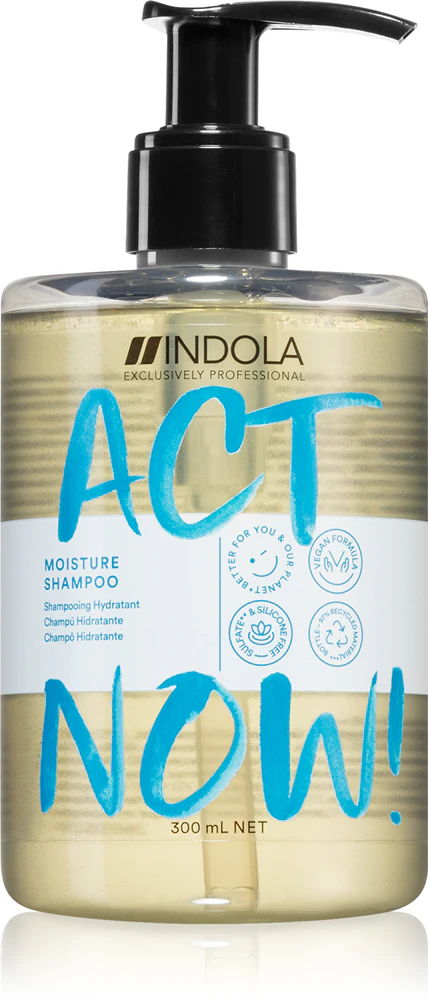 Indola Act Now! Moisture Hydrating Shampoo for Hair