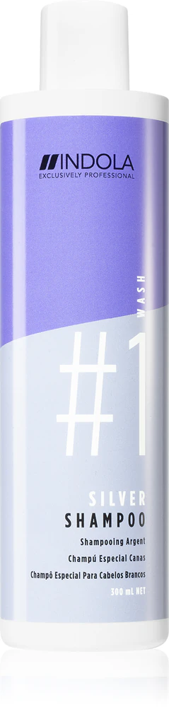 Indola Silver Shampoo to neutralize yellow tones
