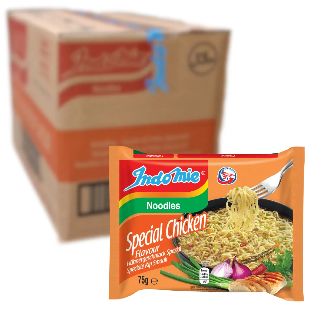 INDOMIE - Instant Nudeln Hühnchen Spezial - 40 X 75 GR - Multipack