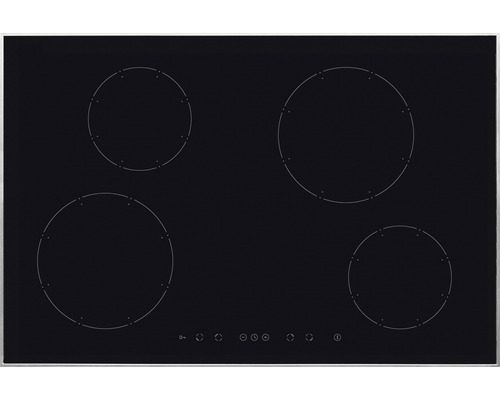 Induction hob with frame Amica 77 x 52 cm 4 cooking zones KMI 13317 E