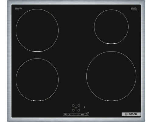Induction hob with frame Bosch 58.3 x 51.3 cm 4 cooking zones PIE645BB5E