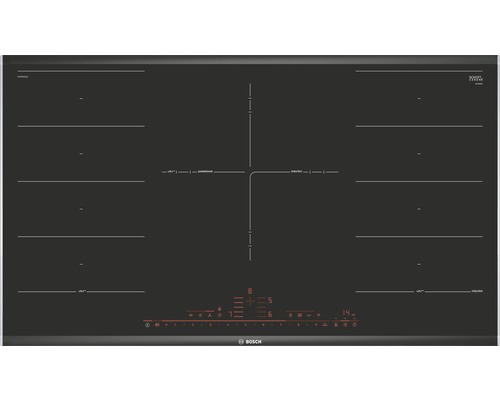 Induction hob with frame Bosch 916 x 527 mm 5 cooking zones PXV975DV1E
