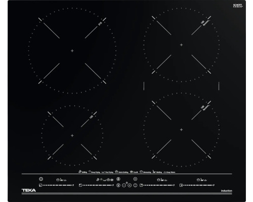 Induction hob with frame TEKA 60 x 51.6 mm 4 cooking zones ITC64630BKMST
