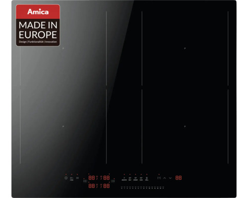 Induction hob frameless Amica 592 x 522 mm 4 cooking zones KMI 776 660 C
