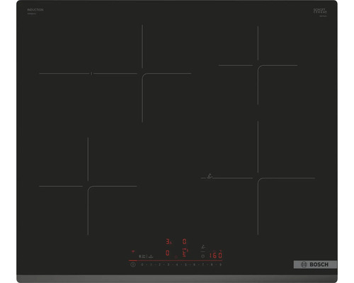 Induction hob frameless Bosch 59.2 x 52.2 cm 4 induction cooking zones PIF63KHC1E