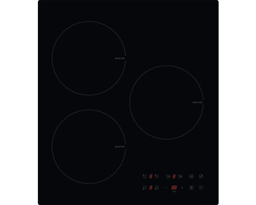 Induction hob frameless PKM 45 x 51 cm 3 induction cooking zones, IF3F