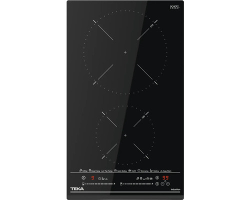 Induction hob frameless TEKA 30 x 51 mm 2 cooking zones IZC32600MSTBK