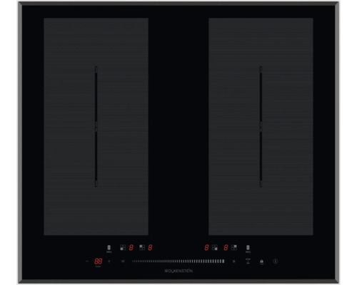 Wolkenstein induction hob 59 x 52 cm 4 cooking zones, 2 of which are double flex zones WIF60-2FZF