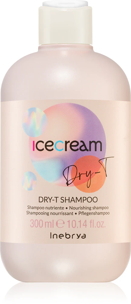 Inebrya Ice Cream Dry-T Shampoo with nourishing effect for dry and damaged hair