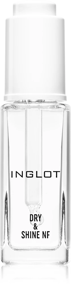 Inglot Dry & Shine NF nail polish to accelerate polish drying with a pipette
