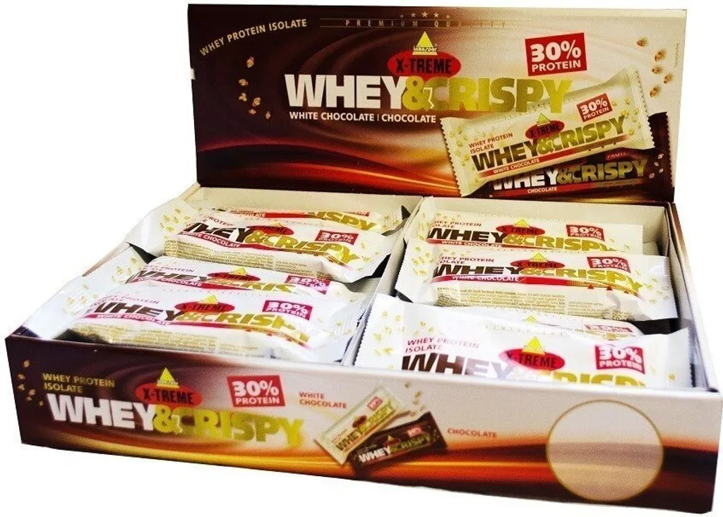 inkospor X-Treme Whey & Crispy, 24 x 50 g Riegel