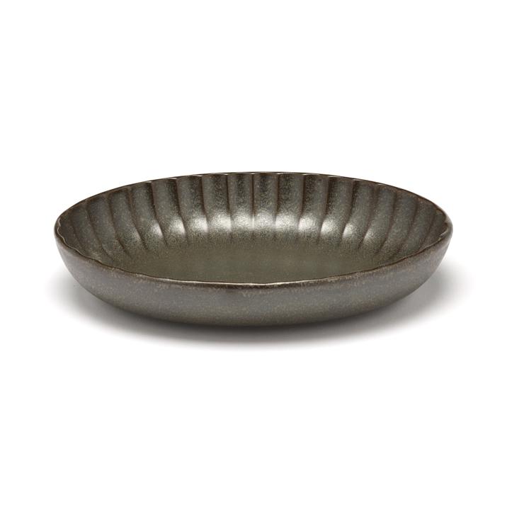 Inku oval serving shell S 13 x 19 cm