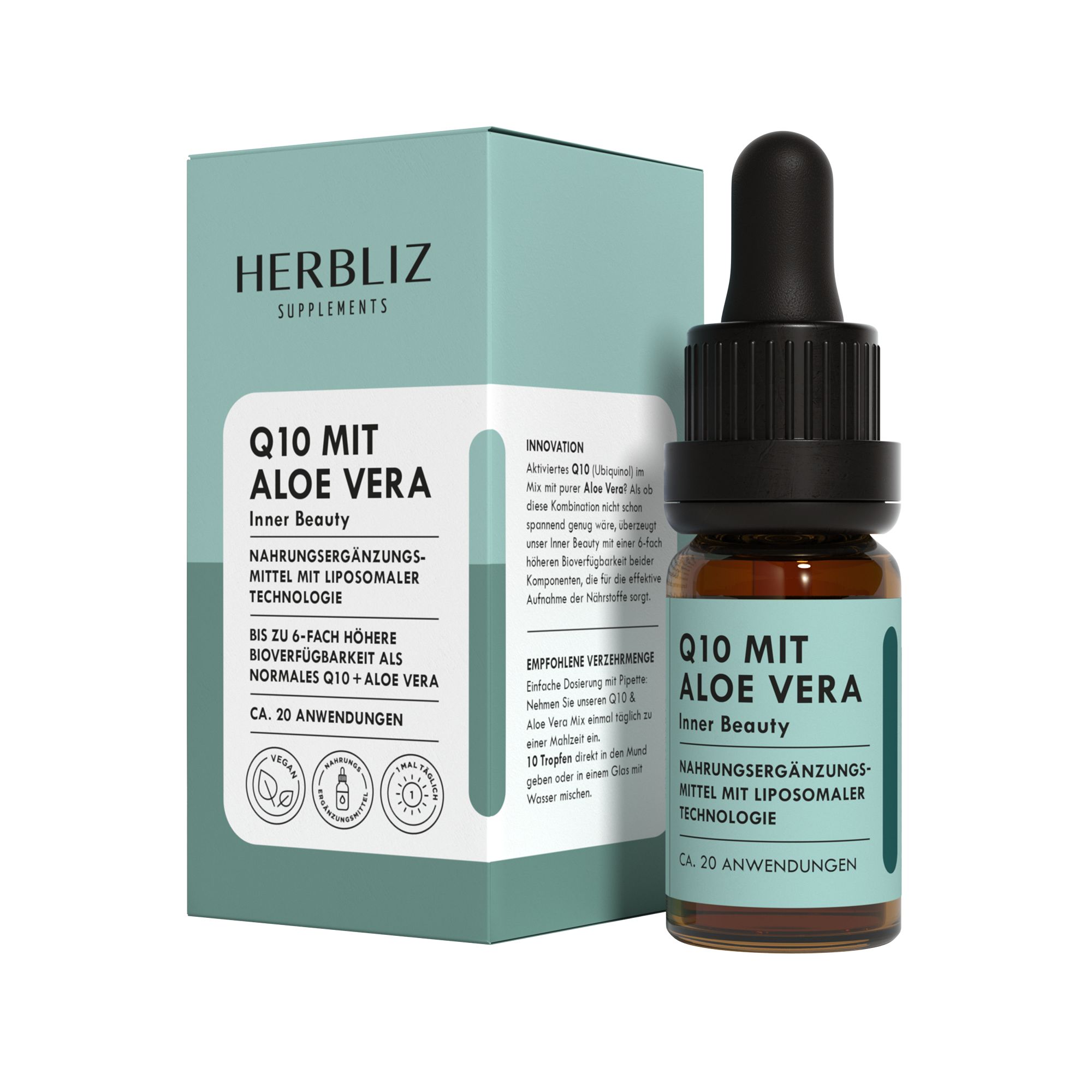 Inner Beauty Bundle - Vitamin C, OPC, Q10 mit Aloe Vera