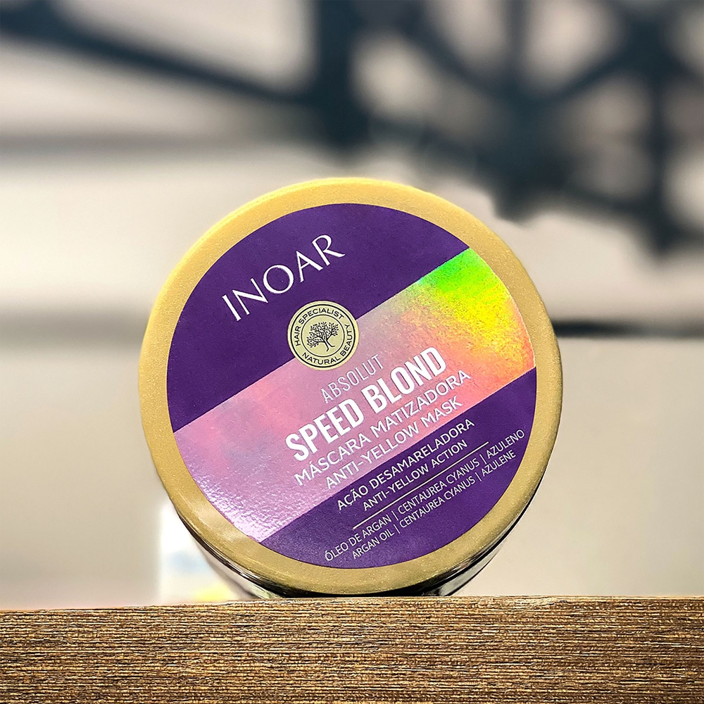 INOAR Absolut Speed ​​Blond nourishing tinting mask for blonde hair