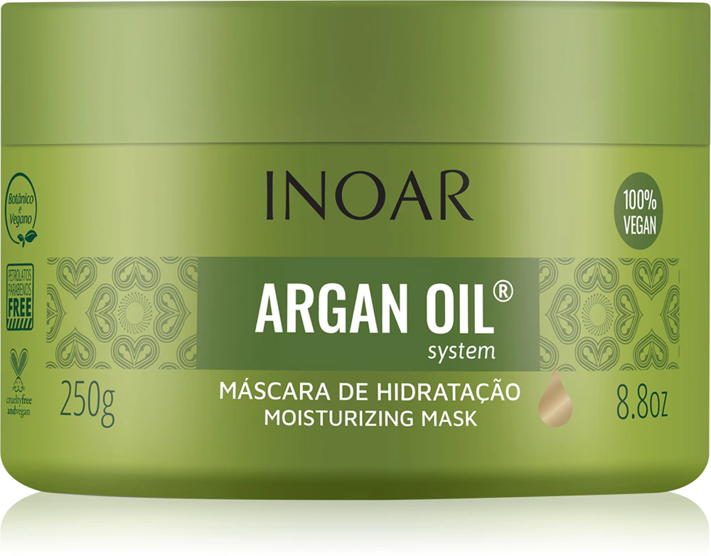 INOAR Argan Oil System moisturizing and smoothing mask for hair