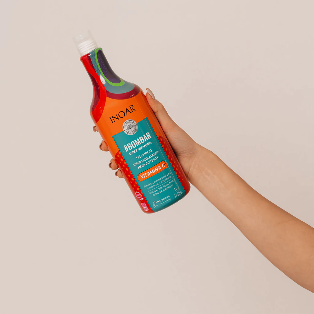 INOAR #Bombar Super Line Super Vitaminas Shampoo with Vitamin C