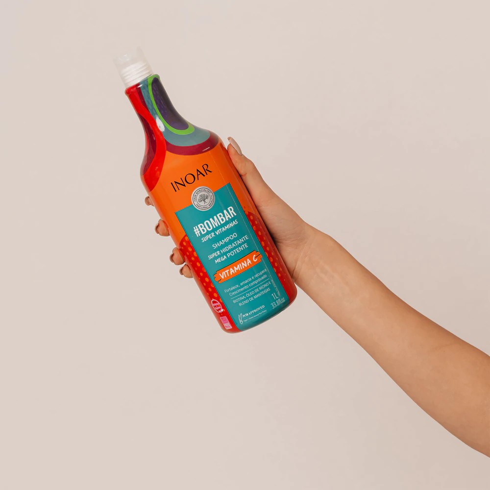 INOAR #Bombar Super Line Super Vitaminas Shampoo with Vitamin C